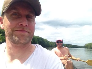nate and i on the river